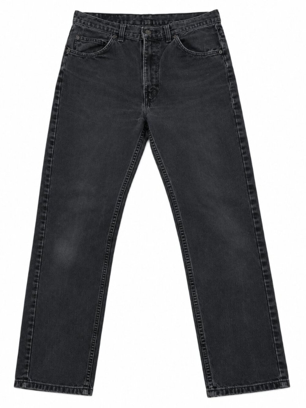 VINTAGE ORANGE LABEL 560 LEVI'S MENS BLACK (31W34H) MADE IN CANADA